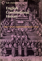 Chrimes, S.B. 'English Constitutional History', published in 1978 in paperback by OPUS (Oxford University Press), 148pp, ISBN 0198880162. Condition: Good, clean & tidy copy with mild tanning to internal pages & cover. Price: &pound;4.25, not including p&p, which is Amazon's standard charge (currently &pound;2.57 for UK buyers, more for overseas customers)