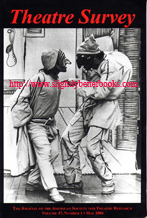 Enders, Jody (Ed.), Theatre Survey: Volume 47:1. Bi-annual journal of the American Society for Theatre Research. Condition: Very good, with some sections underlined in pencil and with the odd pencil note (no loss of text or readability). Price: &pound;7.25, not including p&p, which is Amazon's standard charge, currently &pound;2.75 for UK buyers, more for overseas customers