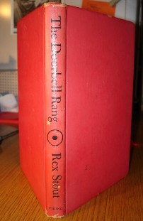 Stout, Rex. The Doorbell Rang. Red cloth hardcover true 1st Edition (no dustjacket) published in 1965 by The Viking Press, NY. 186pp. Price &pound;5.25 (not including postage, which for UK buyers is Amazon's standard &pound;2.75 charge-more for overseas buyers)